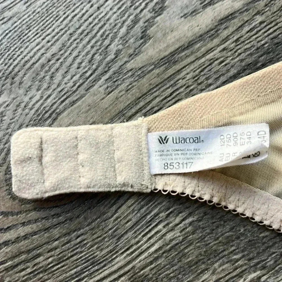 Wacoal Bra White Cream La Femme Contour Bra Size 34D Smooth Contour - Picture 8 of 9